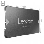 Ổ cứng SSD Lexar NS100 256GB Sata3 2.5 inch (Đoc 520MB/s - Ghi 450MB/s) - (LNS100-256RB)