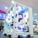 Trọn bộ tản nhiệt nước PC Lian Li O11 Dynamic Mini Snow White - HT-118 (Lắp ráp theo yêu cầu)