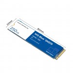 Ổ cứng SSD WD SN570 Blue 250GB M.2 2280 PCIe NVMe 3x4 (Đọc 3300MB/s - Ghi 1200MB/s) - (WDS250G3B0C)