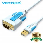 Cáp chuyển đổi từ USB 2.0 sang RS232 dài 1m Vention VAS-C02-S100 (Hàng Thanh Lý)
