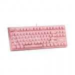 Bàn phím cơ Edra EK387 Pink V2 Brown sw (Edra) (USBC/White Led)