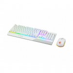 Bộ Bàn phím chuột game MSI Vigor GK30 trắng (USB/RGB/Giả cơ)