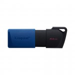 USB Kingston 64GB DataTraveler Exodia M DTXM/64GB (USB 3.2 Gen1), màu đen pha xanh dương 
