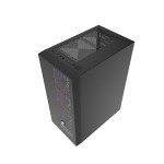 Vỏ Case Vitra PHANTOM A8 RGB Black  (Mid Tower/Màu Đen/Kèm sẵn 3 Fan RGB)