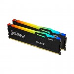 Ram Desktop Kingston Fury Beast RGB (KF556C40BBAK2-64) 64GB (2x32GB) - DDR5 5600MHz