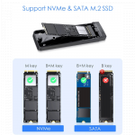 Hộp đựng ổ cứng SSD M2 NVMe Lention C9b