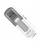 USB Lexar 32GB JumpDrive V100 USB 3.0 màu xám - LJDV100-32GABGY
