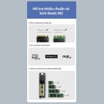 Hộp đựng ổ cứng SSD M2 NVMe ORICO M2PAC3-G20 - GY 20Gbps