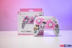 Tay cầm chơi game không dây IINE Splatoon 3 cho Nintendo Switch/Switch Lite/Switch OLED ,màu hồng 