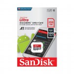 Thẻ nhớ SanDisk 256GB Ultra microSDXC, SQUA4, C10, A1, UHS-I,  120MB/s R (SDSQUA4-256G-GN6MN)