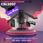 Bộ Sản Phẩm Micro Livestream Cao Cấp 1 (Để Bàn - Màu Đen)