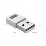 USB kết nối Bluetooth 4.0 Orico BTA-409-WH