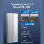 Hộp đựng ổ cứng SSD Lexar E10 M.2 PCIe NVMe LPAE10N-RNBNG