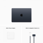 Laptop Apple Macbook Air (MLY43SA/A) (Apple M2/8C CPU/10C GPU/8GB RAM/512GB SSD/13.6 inch/Mac OS/Đen) (2022)