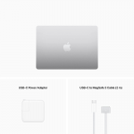 Laptop Apple Macbook Air (MLY03SA/A) (Apple M2/8C CPU/10C GPU/8GB RAM/512GB SSD/13.6/Mac OS/Bạc) (2022)