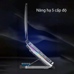 Đế tản nhiệt Laptop ICE Coorel N9 Màu Đen 2 Quạt LED RGB