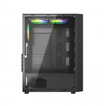 Vỏ Case VITRA CERES V305-M 3FRGB BLACK   (Mid Tower/Màu Đen/ Kèm sẵn 3 Fan RGB)