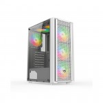 Vỏ Case VITRA CERES V305-M 3FRGB WHITE   (Mid Tower/Màu Trắng/ Kèm sẵn 3 Fan RGB)