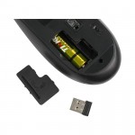 Chuột game không dây Edra EM6102W đen (USB)