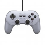 Tay cầm chơi game 8BitDo Pro 2 Wired Controller cho Nintendo Switch/Windows/Stem Deck, Màu Xám