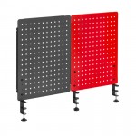 Giá/Bảng treo đồ đa năng Pegboard HyperWork PG-02 kẹp bàn, màu đỏ