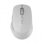 Chuột không dây Rapoo M300 Silent màu xám trắng (Wireless, Bluetooth)