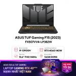 Laptop Asus Gaming TUF FX507VV4-LP382W (i9 13900H/16GB RAM/512GB SSD/15.6 FHD 144hz/RTX 4060 8GB/Win11/Xám)