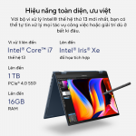 Laptop Asus ZenBook UP3404VA-KN038W (i5 1340P/16GB RAM/512GB SSD/14 Oled Cảm ứng/Win11/Bút/Cáp/Túi/Xanh)