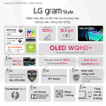Laptop LG Gram Style 16Z90RS-G.AH54A5 (i5-1340P/16GB RAM/512GB SSD/16.0 inch WQHD+ OLED/Win 11/Trắng)