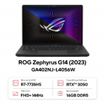 Laptop Asus Gaming ROG Zephyrus GA402NJ-L4056W (R7 7735HS/16GB RAM/512GB SSD/14 WUXGA/RTX 3050 6GB/Win11/Túi/Xám)