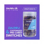 Bộ Switch bàn phím cơ DAREU - VIOLET GOLD V2 (45 switch)
