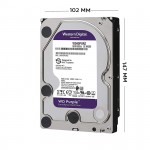 Ổ cứng HDD WD Purple 10TB 3.5 inch, 7200RPM,SATA3, 256MB Cache (WD102PURX)