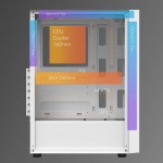 Vỏ case máy tính DarkFlash A290 White (Mid Tower/ Màu Trắng)