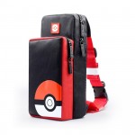 Túi đeo chéo đựng máy Nintendo Switch - Pokemon Màu Đỏ Đen