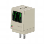 Củ sạc nhanh SHARGE Retro - S067 - PD 67W - 03 cổng Type C - Hình dạng máy Apple Macintosh cổ điển