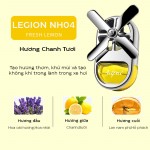 Nước hoa ô tô cánh quạt LEGION NH04 - Fresh Lemon ( Màu vàng ) 
