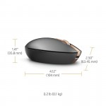 Chuột không dây HP Spectre 700 HAS-D003M - Black Gold (USB, Wireless, Bluetooth)