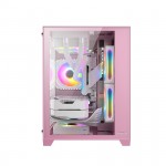 Vỏ Case VITRA CRYSTAL S1 LITE Pink ( MATX/Màu hồng/Rad 240)