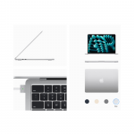 Laptop Apple Macbook Air 15 (MQKT3SA/A) (Apple M2 /8C CPU/10C GPU/8GB/512GB SSD/15.3 inch/BẠC)