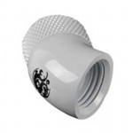 Fitting Bitspower Adapter 45* Male-Female Rotary Deluxe White (Hàng Thanh Lý)