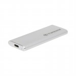 Ổ cứng di động Transcend SSD 500GB USB 3.1 Gen 2, Type C - TS500GESD260C, vỏ kim loại màu bạc