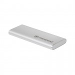 Ổ cứng di động Transcend SSD 1TB USB 3.1 Gen 2, Type C - TS1TESD260C, vỏ kim loại màu bạc