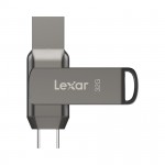 USB LEXAR 32GB JumpDrive D400 OTG USB 3.1 Type C Titanium (USB 3.1_LJDD400032G-BNQNG)