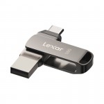USB LEXAR 128Gb JumpDrive D400 OTG USB 3.1 Type C Titanium (USB 3.1_LJDD400128G-BNQNG)