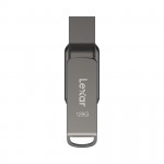 USB LEXAR 128Gb JumpDrive D400 OTG USB 3.1 Type C Titanium (USB 3.1_LJDD400128G-BNQNG)