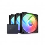 Fan Case Tản Nhiệt NZXT F120 RGB Core Triple Pack Black w/RGB Controller (Màu đen/Hộp 3 quạt)