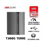 Ổ cứng di động Hiksemi Portable Shield SSD T300S Terre 1TB USB3.1,Type C Màu Xám