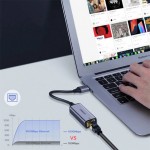 Cáp chuyển đổi từ USB 3.0 to Lan 10/100/1000 Mbps Ugreen 50922 (Vỏ hợp kim) 