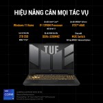 Laptop Asus Gaming TUF FX507ZV4-LP042W (i7 12700H/16GB RAM/512GB SSD/15.6 FHD 144hz/RTX4060 8GB/Win11/Xám)
