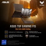 Laptop Asus Gaming TUF FX507ZV4-LP042W (i7 12700H/16GB RAM/512GB SSD/15.6 FHD 144hz/RTX4060 8GB/Win11/Xám)